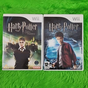 wii HARRY POTTER x2 Spiele Order Of The Phoenix + Half Blood Prince PAL Versionen - Bild 1 von 4