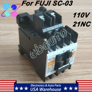New Electromagnetic Contactor 110V 21NC For FUJI SC-03 SC03 SC11AA Fast Shipping - Picture 1 of 7