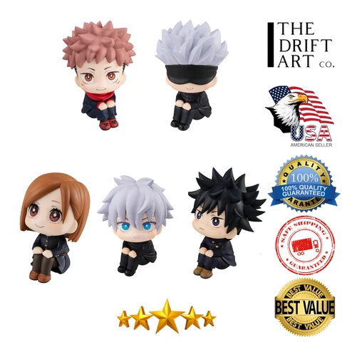 Anime  Jujutsu Kaisen Gojo Satoru Yuji Look Up PVC Figure Model 8cm Toy - NO BOX Cover