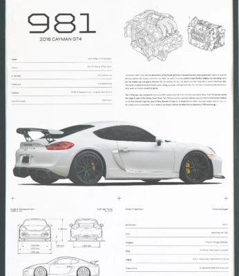 981 GT4-    Poster Decor - Image 1 of 3