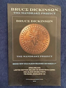 EXCLUSIVE- Bruce Dickinson - The Mandrake Project - Promo Poster Iron Maiden - Picture 1 of 2