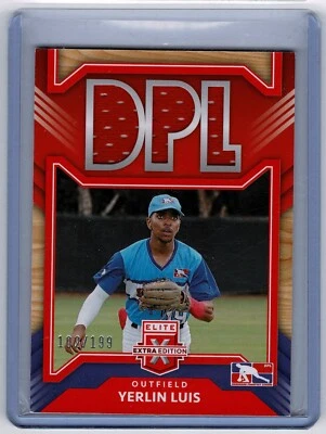 2022 Panini Elite Extra Edition - DPL Yerlin Luis #DM-YL Orange 102/199 - Image 1 of 2