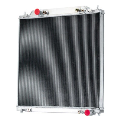 4 Row Aluminum Radiator Fits 2005-2007 Ford F550 F350 F250 Super 6.0L 6.8L F53 - Image 1 of 4