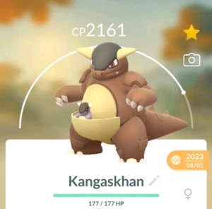 Pokèmon Go/KANGASKHAN/Comercio/20k Polvo de estrellas para un Tr@de no registrado - Imagen 1 de 1