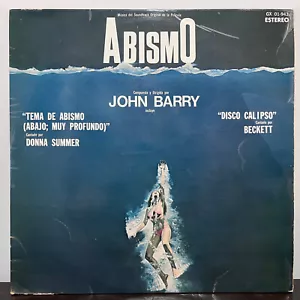 ABISMO "THE DEEP" Movie Soundtrack (Mexico Pressing) - 12" Vinyl Record LP - VG+ - Picture 1 of 3
