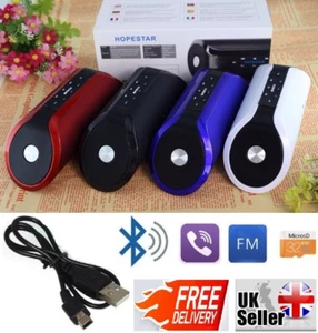 POTENTE Altoparlante Stereo Bluetooth Wireless Portatile,Supporto FM USB per Cellulari... - Foto 1 di 7