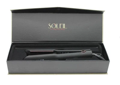 SOLEIL IR + WIDE 1.5" INFRARED FLAT IRON, Black MSRP $450 - Image 1 of 4