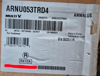 LG ARNU053TRD4, aire acondicionado casete techo, envío UPS gratuito CONUS Foto 1 de 2