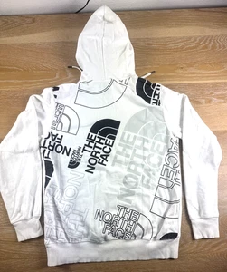 Sudadera con Capucha Pullover The North Face Blanca Logo Gráfico Para Hombre Pequeña - Imagen 1 de 7