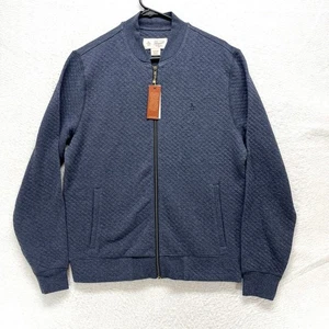 Original Penguin By Munsingwear Mens Blue Quilted Zip Jacket Size XL Bomber NWT - Picture 1 of 7