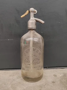Seltz Syphon Flasche Soda Alt Selten Coca Cola Denver USA - Bild 1 von 4