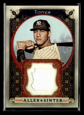 2023 Topps Allen & Ginter #AGRB-GT Gleyber Torres jersey card New York Yankees - Image 1 of 2