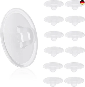Selbstklebende Deckenhaken, 50 Stück Transparenter Kunststoff Wandhaken  - Bild 1 von 7