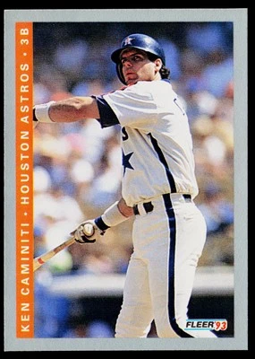 1993 Fleer #432 Ken Caminiti Houston Astros - Image 1 of 2
