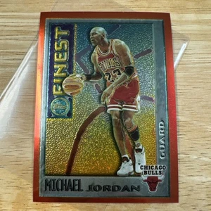 1995-96 Topps Michael Jordan Orange Bordered Mystery Finest Card No. M1 - Picture 1 of 12