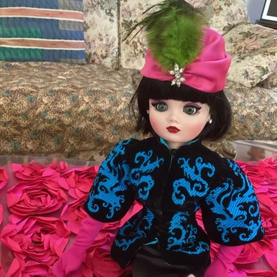 Madame alexander Doll In Brocade and Satin, Pink Accessories  - Image 1 of 4