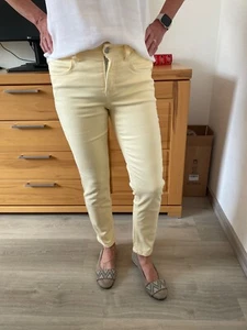Cambio Piper Short Damen Jeans Hose Gelb Größe 34 - Bild 1 von 2