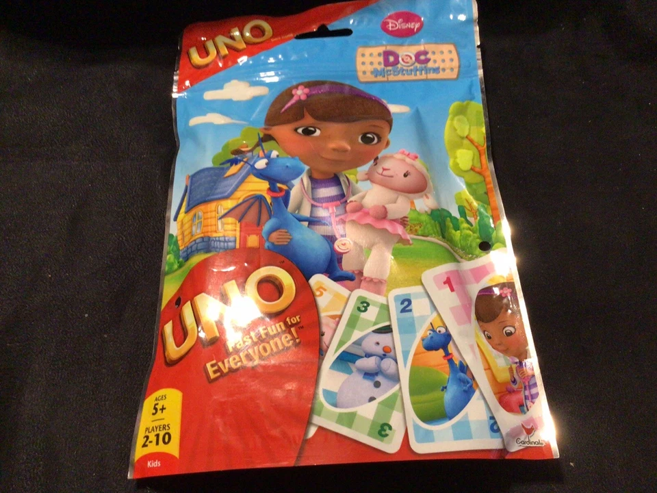 Disney Doc McStuffins UNO Card Game Factory Sealed New in Package - Image 1 of 1