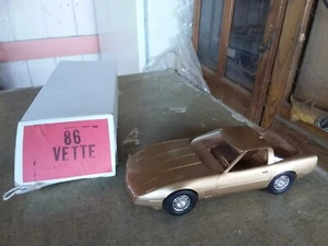 Vintage 1986 Corvette Gold Händler Promo Modellauto mit Box Automotive Sammeln Deko - Bild 1 von 4