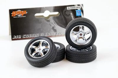 1:18 GMP Cobra R Set Ruore Ruote Wheel Set 4 Pezzi Accessori G1800162 - Immagine 1 di 2