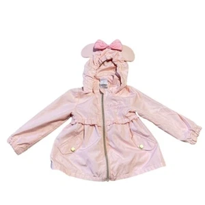 Disney Jr Minnie Mouse Regenjacke Kleinkind 2T Mausohren - Bild 1 von 9
