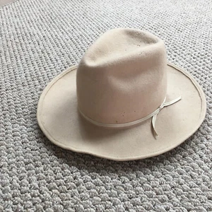 Vintage Western Trails Cowboy Hat Size 7 5/8 Wool Felt Rancher Worn Distressed - Picture 1 of 9
