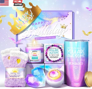 Birthday Gifts for Women, Happy Birthday Gift Basket for Women, Woman Birthday G - Picture 1 of 7