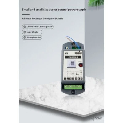 iDOME 12V3A Door Access Control Power Supply RFID Reader Keypad Magnetic Lock UK - Image 1 of 4