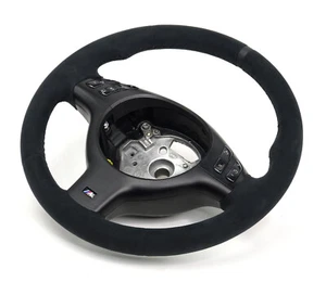 Tausch Lenkrad BMW M-Power E46 E39 Abgeflacht Lenkrad Alcantara - Bild 1 von 2