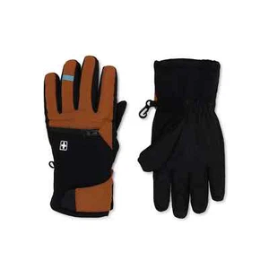 Swiss Tech Boys' Brown Adjustable Wrist Winter Insulated Ski Gloves Size L/ XL - Picture 1 of 3
