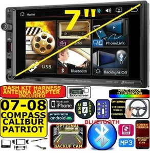 07 08 COMPASS CALIBER PATRIOT AM/FM USB BLUETOOTH CAR STEREO RADIO PACKAGE - Picture 1 of 12