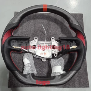 2023 NEWEST Matte Carbon Fiber Heated Steering Wheel For ram 1500 trx 2019-2023 - Foto 1 di 1