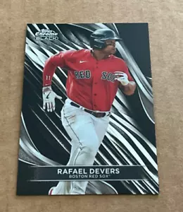 2024 Topps Chrome Black # 39 Rafael Devers Boston Red Sox Baseball Card - Picture 1 of 2