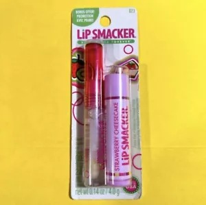 VHTF Bonne Bell Lip Smacker STRAWBERRY Kiwi Cheesecake Liquid Gloss Y2K Vtg NOS - Picture 1 of 2