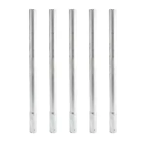 2 Fuß lange Maschendrahtzaunpfostenverlängerungen für 1 5/8 Zoll Zaunpfosten (5er Pack) - Bild 1 von 6