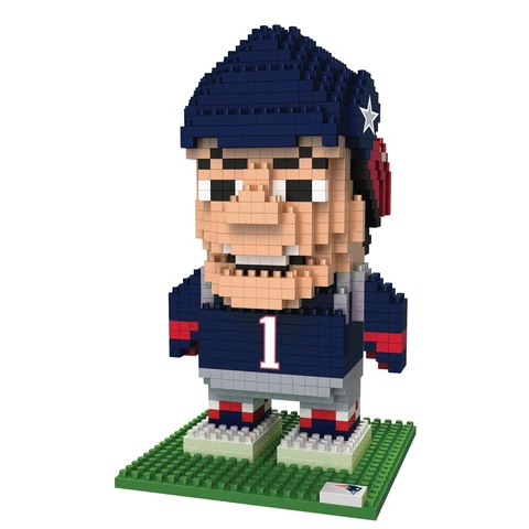 FOCO BRXLZ NFL New England Patriots Team Mascot 3-D Construction Toy Cover