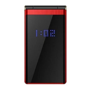 2.8 inch Screen Dual Sim Cell Phone Old Man Flip Mobile Phone 2G GSM Phone - Picture 1 of 15