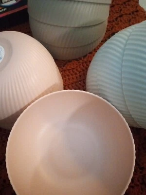 Set of 4 | MAINSTAYS Plastic 38oz Cereal Salad Bowls, Round, BPA Free - Image 1 of 4