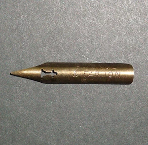BAIGNOL ET FARJON FEDER NR. 231M KALVARIENBERG KREUZ TAG PEN NIB PENNA FEDER - Bild 1 von 1