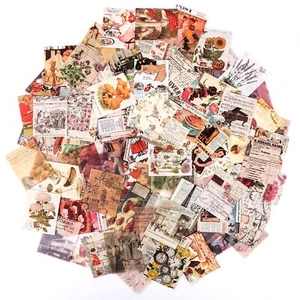 400Pcs Junk Journal Vintage DIY Material Paper Journaling Supplies Scrapbook... - Picture 1 of 7