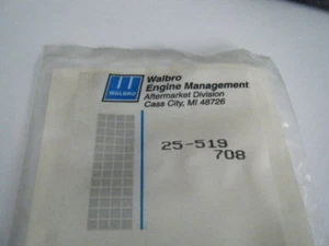 KIT LIMITATORE WALBRO NUOVO NUMERO DI PARTE 25-519 - Foto 1 di 2