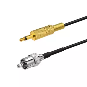 3,5 mm 1/8 Zoll Mono-Stecker auf Cinch TV Stecker RG174 10 FUSS Kabel 3 m für Radio Aktiv Antenne - Bild 1 von 4