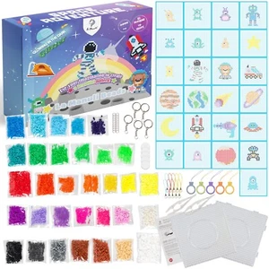 La Manuli Großes Bügelperlen set 6000 Steckperlen Ø5mm Vorlagen + Steckplatten - Bild 1 von 10