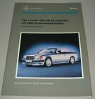 Werkstatthandbuch Mercedes Benz W 124 Cabrio Cabriolet 300 CE mit AMG Paket Buch