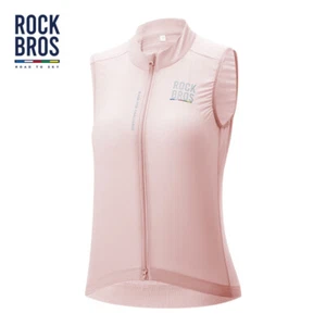 【ROAD TO SKY】 ROCKBROS Women Cycling Vest Windproof Lightweight Quick-Dry - Picture 1 of 21