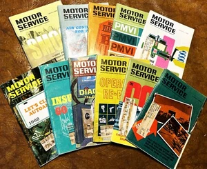 1968 Motor Service 11 Volumes Corvette Cadillac AMC Chevy Plymouth Dodge Pontiac - Picture 1 of 14