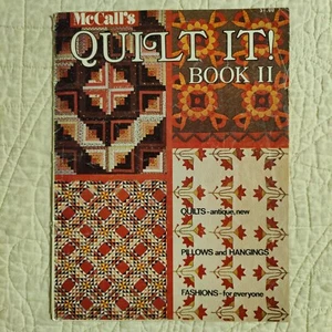 McCalls Quilt It! book 2 Needlwork & Crafts Patterns & Designs 1974 Rare Vtq - Picture 1 of 24