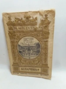 EL ARTE EN ESPANA. ALHAMBRA I. no5  M. GOMEZ-MORENO P/B - Picture 1 of 7