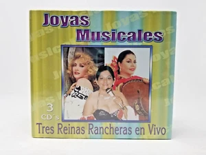 JOYAS MUSICALES - TRES REINAS RANCHERAS EN VIVO 3-CD SET - NEW\Sealed - Foto 1 di 2
