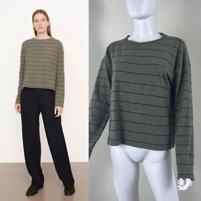 Vince Size M Cozy Pullover Cotton Crewneck Boxy Relaxed Fit Sweatshirt NEW Top - Image 1 of 4